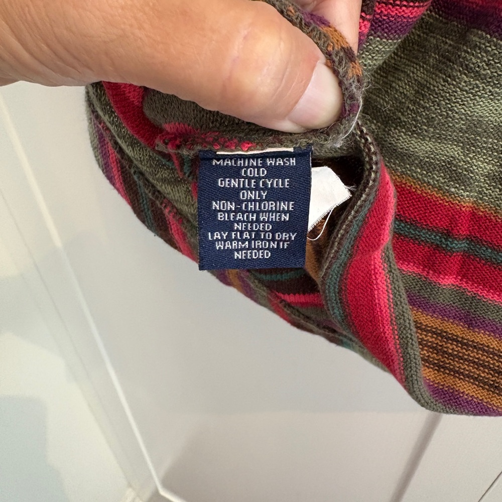 Chaps (Ralph Lauren) striped knit top - Picture 5 of 5